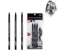 Hyleon Charcoal Pencils for Artists, Drawing Pencils for Professionals And Artists, 3Pcs Charcoal Pencil Graphite Stick, Black Art Pencil for Rich Shading, Drawing & Art, DIY Sketching