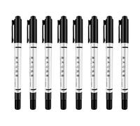Hyleon Micro Fineliner Art Drawing Pens, Fineliner Pens, 8Pcs Ultra Fine Point Pen, Dual Tip Design, 0.5mm and 1mm, Multiliner Black Art Pens for Drawing Watercolour Sketching Manga Anime Gifts