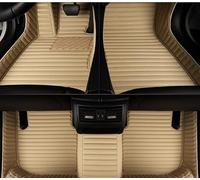 HYLGY Leather Car Floor Mats for Skoda Kodiaq GT 2019 2020 2021 2022 2023 2024 2025 (RHD), Full Covered Auto Foot Carpets Non-Slip Durable, All Weather Waterproof Floor Liners