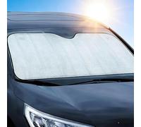 HYLLYP 1 Pack Car Sunshade Front Windshield fit for Honda Jazz 2026 2025 2024 2023-2020, Sun Shade Foldable UV Blocker Graphene Ice Silk Heat Insulator Sun Visor,70 * 145