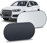 HYLLYP 1x Car Rear Sunshade Suitable for Dacia Spring Electric EV 2025 2026 Windscreen Blind Foldable Window Cover Titanium Silver UV Block Heat Insulation