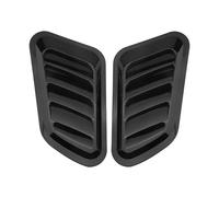 HYLLYP 2 Pcs Car Bonnet Vents Hood fit for Renault Clio (2012-2019), Air Intake Decorative Scoops Stylish Covers ABS Plastic Sporty Exterior Styling Upgrade,Black