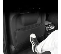 HYLLYP 2PCS Car Kick Mats for Ford Explorer EV 2025 2024, Fiber leather Back Seat Protector with Storage Bag, Protect Against Dirt and Scuffs, Easy Clean Protection