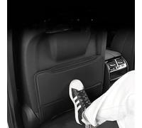 HYLLYP 2PCS Car Kick Mats for Ford Explorer EV 2025 2024, Fiber leather Back Seat Protector with Storage Bag, Protect Against Dirt and Scuffs, Easy Clean Protection