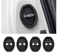 HYLLYP 4Pcs Car Door Lock Latch Protector for Renault 5 (R5) E-Tech 2025 2024, Silicone Lock Accessories, Noise Reduction and Shock Absorption, for Car Accessories