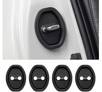 HYLLYP 4Pcs Car Door Lock Latch Protector for Renault 5 (R5) E-Tech 2025 2024, Silicone Lock Accessories, Noise Reduction and Shock Absorption, for Car Accessories