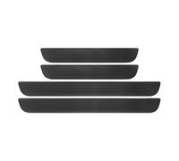 HYLLYP 4Pcs Car Door Sill Protector Fit for Opel Astra K 2015-2021, Scuff Plate Cover Guard Flexible Threshold Trim PVC Anti-slip Protection Accessory