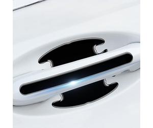 HYLLYP 8 PCS Car Door Handle Scratch Protectors for BYD Dolphin Surf 2025 2026, Transparent epoxy resin Car Door Handle Bowl Stickers, Anti Scratch Door Protector Stickers