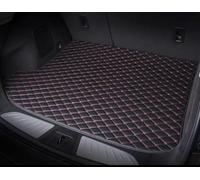 HYLLYP Car Boot Liner for Toyota Prius Plus | Typ ZVW4 | Bj. 2012-2015, Boot Liner Mats Anti-Scratch Anti-Slip Cargo Carpet Protective Mat Accessories, black and red rice noodles