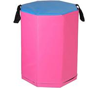 HYLMF Octagon Tumbler Skill Shape Trainer Gymnastics Octagon Skill Shape Tumbling Mat/Somersault Backbend Trainer For Gymnastics Cheerleading Martial Arts,38x38x50cm,Pink