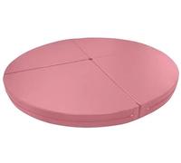 HYLMF Pole Dance Mat,Portable Safety Yoga Floor Mats,Folding Pole Dance Mat Gym Exercise Fitness Safety Padding For Party Pub Home Club(Size:150X5CM,Color:Pink)