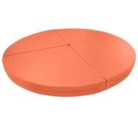 HYLMF Portable Pole Dance Mats,Folding Pole Crash Mats,Specialized Fall Safety Padding Made For Pole(Size:120X3CM,Color:Orange)