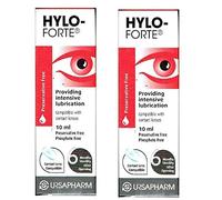 HYLO Forte - Double Pack - Preservative Free Lubricating Eye Drops - for Treatment of Severe and Persistant Dry Eyes - 2x10ml