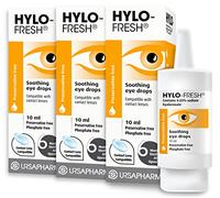 HYLO Fresh - Triple Pack - Preservative Free - Soothing, Lubricating Eyedrops for Irritated or Mild Dry Eye - 3x10ml