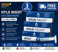 HYLO NIGHT Eye Ointment 5g Lubricating Dry Eye Relief Night Treatment 3 PACK-
