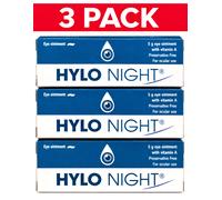 HYLO NIGHT Eye Ointment 5g Lubricating Dry Eye Relief Night Treatment 3 PACK