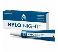 Hylo Night Vitamin A Eye Ointment Preservative Free 5g- TWO Packs