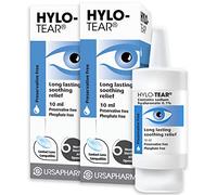 HYLO Tear - Double Pack - Preservative Free Eyedrops - Sodium Hyluronate 0.1%- Eye Drops to Lubricate Dry Eyes - 2x10ml