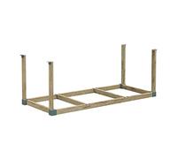 HyLoft HEAVYWEIGHT 48" W x 96" D Do-it-Yourself Plastic Ceiling Storage Kit, Gray