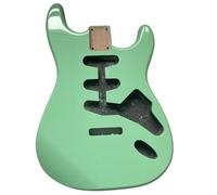 HYLQZAT DIY Electric Guitar Kit Professional Performance Type ST Electric Guitar Body Replacement Parts DIY Accessories(Light green)