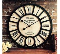 HYLR 38cmliving room wall clock Retro Industrial style Creative restaurant bar coffee shop decoration Wall hanging Watches and clocks