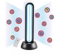 HYLR UVC Germicidal Remote Control Timer Watt Table Lamp Disinfection Sterilizer Cleans Air Ozone & Free Kill Remover Mold Flu. Bacterial dust Mites Germ UV Light. (UVC Lamp Ozone)