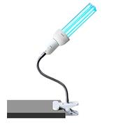 HYLR UVC Germicidal Remote Non-slip base Control Timer Watt Table Lamp Disinfection Sterilizer Cleans Air Ozone & Free Kill Remover Mold Flu. Bacterial dust Mites Germ UV Light.