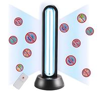 HYLR UVC Germicidal uv lamp Remote Control Timer Radar Sensing Device Disinfection UV Sterilizer Cleans Air Ozone & Free Kill Remover Mold Flu. Bacterial dust Mites Germ UV Light 38W(Remote+ozone)