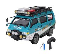Hylukon 1:24 Scale Remote Control Car RC Van, 2.4Ghz RC Crawler Off Road Climbing Vehicle with LED Headlights, Electric Toy Truck Gift for Adults Kids (1 Battery)