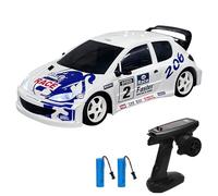 Hylukon 1:28 Scale RC Drift Cars, 2.4GHz 4WD High-Speed Remote Control Race Car with Gyro, LED Lights and Interchangeable Tires, Hobby RC Toy Gift for Teen Adults