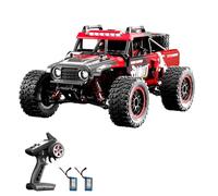 Hylukon High Speed Brushless RC Truck, 43+ MPH 4WD All Terrain Climbing Car with LED Lights, Off-road RC Car Electric Vehicle Gift for Kids