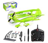 Hylukon RC Airplane, 4CH RC EPP Foam Fixed Wing Plane Glider for Beginners Adults, 1504 Brushless Motor, 6 Axis Gyro Remote Control Aircraft Model 2 Flight Modes Dual Battery