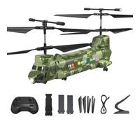 Hylukon RC Helicopter with HD Camera, Helicopter Toy with Altitude Hold, LED Lights, One-Key Takeoff/Landing for Aerial Photography, Indoor Outdoor Flight, Beginner Friendly Remote