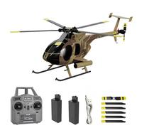 Hylukon Remote Control Helicopter, 2.4G 4CH RC Helicopter with 6-Axis Gyro, Altitude Hold, Low-voltage Alarm, One Key Take Off/Landing, 1:28 Flybarless Helicopter Toys Gift for Boys Adults