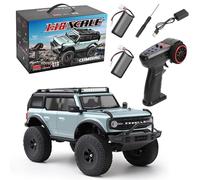 Hylukon WLtoys 1:18 Scale RC Crawler, 2.4GHz 4WD High Speed Off Road Remote Control Trucks with LED Lights, All Terrain RC Rock Crawler Toy for Indoor Outdoor Play