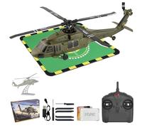 Hylukon WLtoys K170 RC Helicopter, 4CH 2.4GHz Fixed-Wing Aircraft RTF with 6-Axis Gyro, One-Key Stunt & Altitude Hold, Crash-Resistant, Outdoor/Indoor Helicopter for Beginner Teens Adults