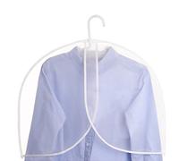 HYLYING 10Pack Shoulder Covers Garment Dust Covers Plastic Hanger Covers for Clothes Clothing Dust Cover Dust Bags Cover for Suit, Coat, Jackets, Blouses