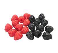 HYMAOME 20pcs Artificial Raspberry Simulation Fake Raspberries Lifelike Photography Props Small Berries Decoration for Crafting/Table Centerpieces/Wedding Party Ornaments