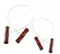 HYMC 2 Pcs Cheese Wire Cutter with Handles Easy to Use Cutting Wire for Clay Suitable for Cheese Dough Pottery Ceramics Art Sculptures