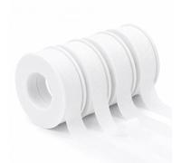 HYMC Lash Tape, 4 Rolls White Microporous Non-Woven Eyelash Tape for Extensions & Under-Eye Isolation, 1.25 cm x 4.5 m Each, Easy Tear