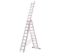 Hymer Aluminium Combination Ladder - 3X10 Rung - Made In Germany