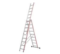 Hymer Aluminium Combination Ladder - 3X9 Rung - Made In Germany