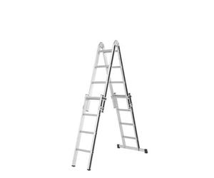 Hymer Multipurpose Telescopic Combination Ladder Aluminium - 4X4 Rung - Made In Germany