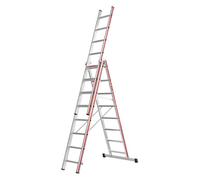 Hymer Red Line Combination Ladder - 3X8 Rung (5.43M)
