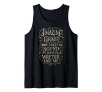 Hymns - Amazing Grace How Sweet The Sound - Christian Faith Tank Top