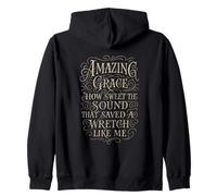 Hymns - Amazing Grace How Sweet The Sound - Christian Faith Zip Hoodie