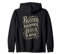Hymns - Blessed Assurance Jesus Is Mine - Vintage Christian Zip Hoodie
