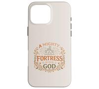 Hymns of Grace: A Mighty Fortress Is Our God - Christian Case for iPhone 16 Pro Max