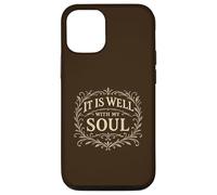 Hymns of Grace: It Is Well With My Soul Christian Worship Case for iPhone 12/12 Pro