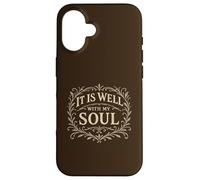 Hymns of Grace: It Is Well With My Soul Christian Worship Case for iPhone 16